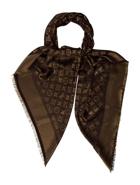 louis vuitton black and brown scarf|louis vuitton pashmina.